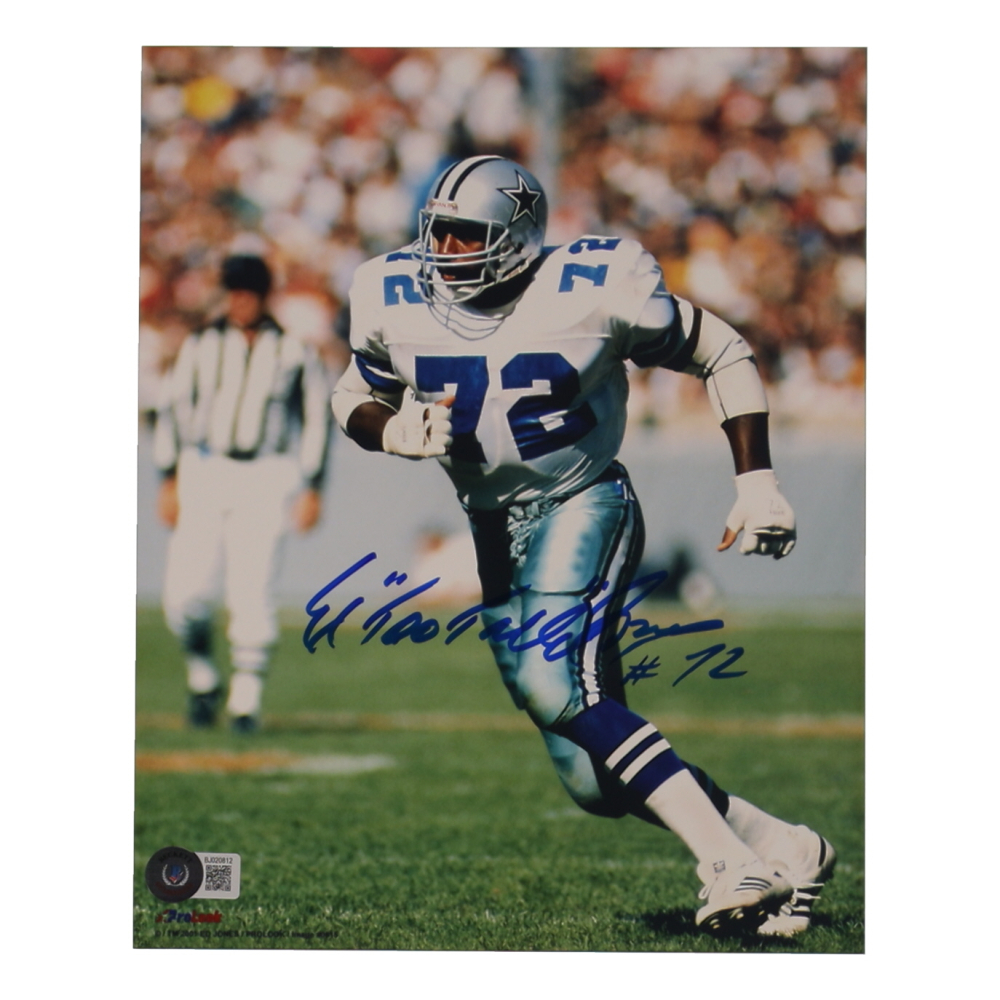 Ed "Too Tall" Jones Signed Cowboys 8x10 Photo (Beckett) at PristineAuction.com