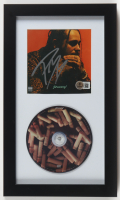 Post Malone Signed Custom Framed "Stoney" CD Insert Display (Beckett) at PristineAuction.com