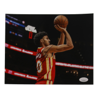 Zaccharie Risacher Signed Hawks 8x10 Photo (JSA) at PristineAuction.com