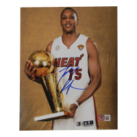 Mario Chalmers Signed Heat 8x10 Photo (Beckett) at PristineAuction.com