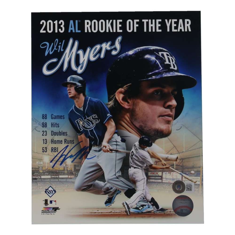 Wil Myers Signed Rays 8x10 Photo (Beckett) at PristineAuction.com