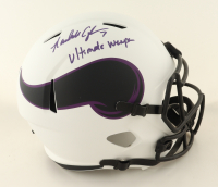Randall Cunningham Signed Vikings Full-Size Lunar Eclipse Alternate Speed Helmet Inscribed "Ultimate Weapon" (Beckett) at PristineAuction.com
