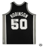 David Robinson Signed LE Spurs Mitchell & Ness Authentic Jersey Inscribed "HOF 09" (UDA) at PristineAuction.com