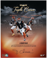 Ja'Marr Chase Signed Bengals "Triple Crown" 16x20 Photo (Fanatics) at PristineAuction.com