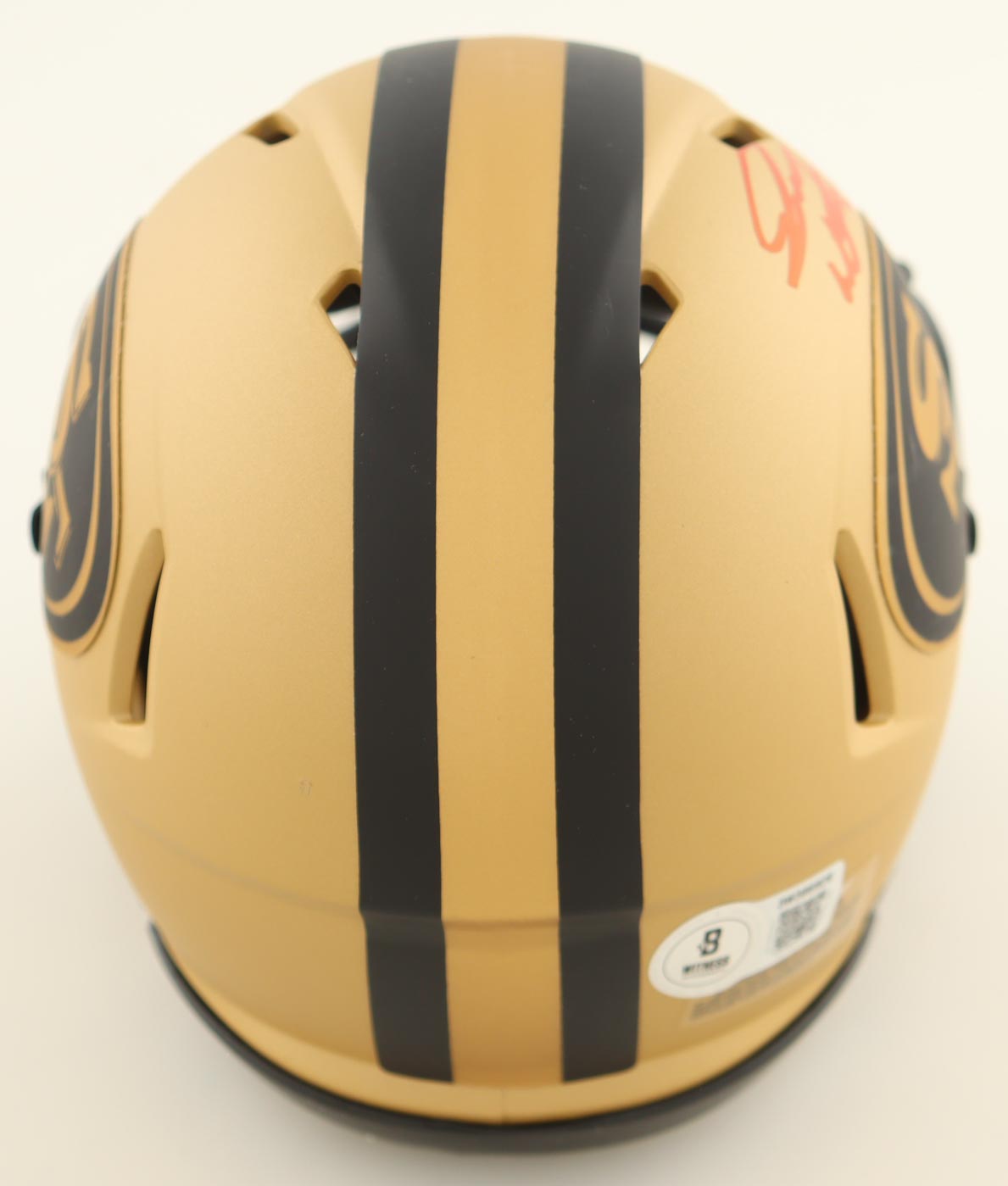 Dee Winters Signed 49ers Rave Alternate Speed Mini Helmet (Beckett) at PristineAuction.com Dee Winters Signed 49ers Rave Alternate Speed Mini Helmet (Beckett) at PristineAuction.com