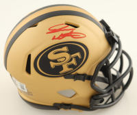 Dee Winters Signed 49ers Rave Alternate Speed Mini Helmet (Beckett) at PristineAuction.com