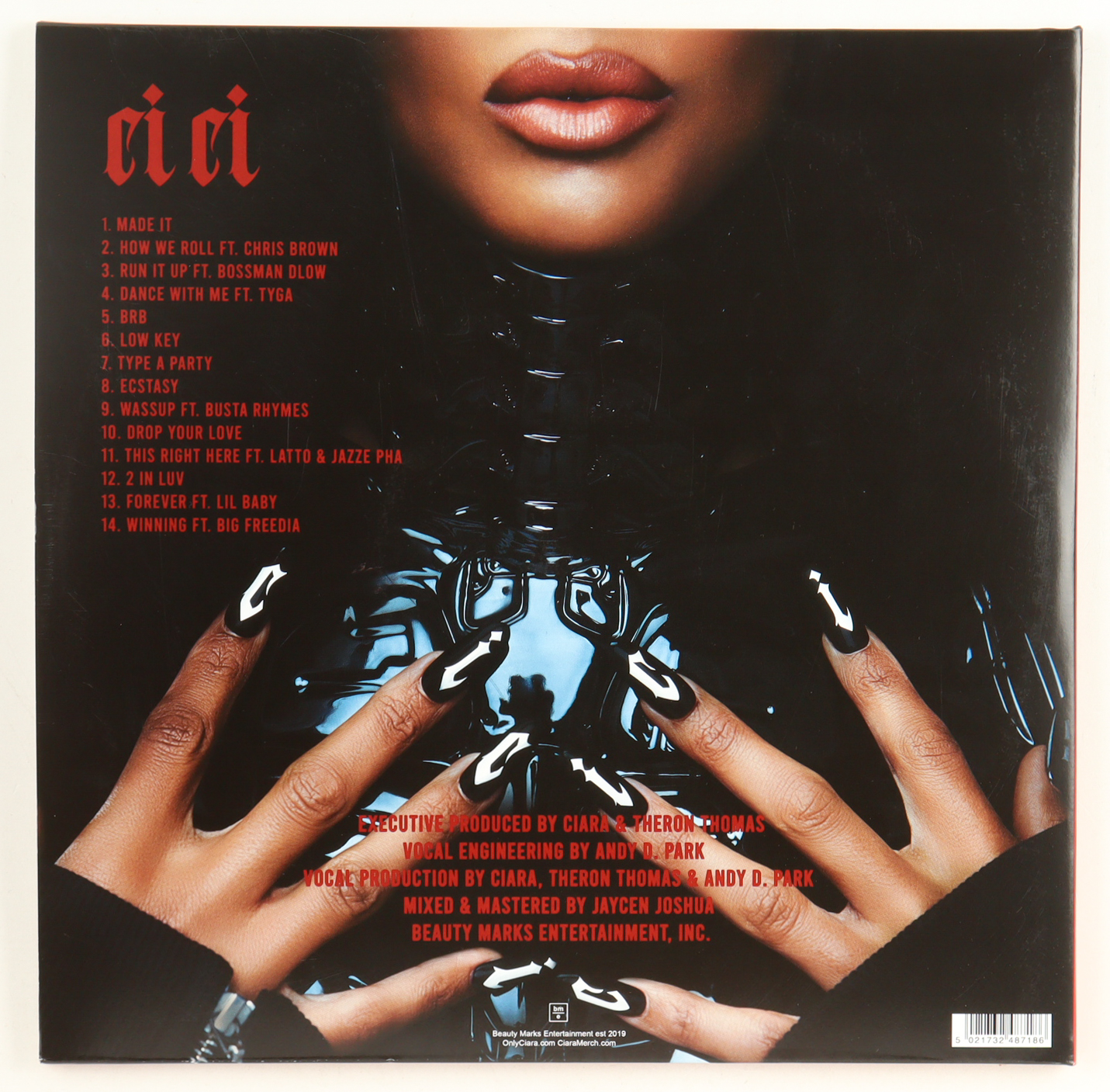 Ciara Signed "Ci Ci" Vinyl Record Album Insert With Disc (JSA) at PristineAuction.com Ciara Signed "Ci Ci" Vinyl Record Album Insert With Disc (JSA) at PristineAuction.com