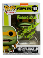 Townsend Coleman Signed "Teenage Mutant Ninja Turtles" #1611 Michelangelo Funko Pop! Vinyl Figure Inscribed "Bodacious!" & "Mickey" (Beckett) at PristineAuction.com