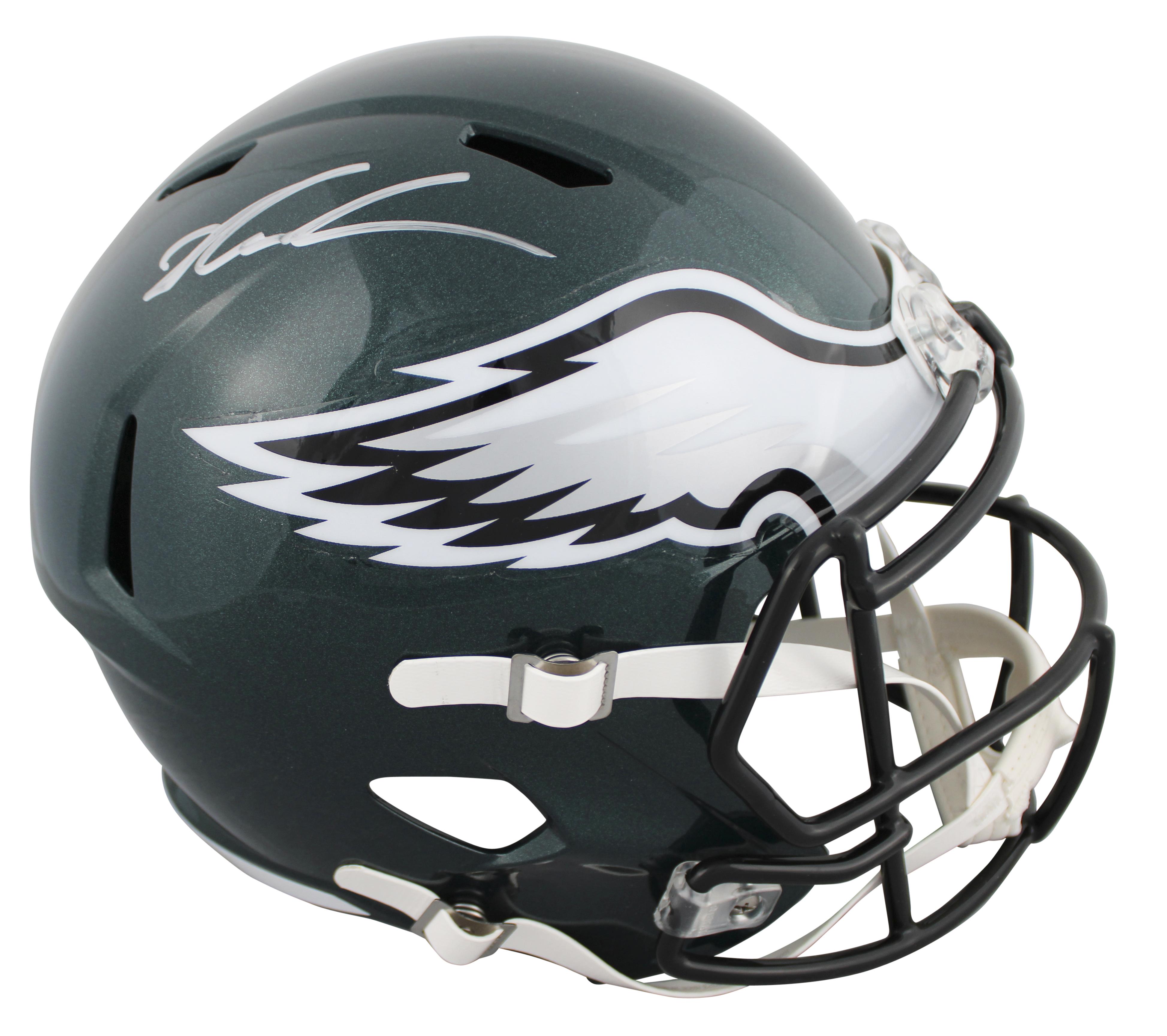 Jalen Carter Signed Eagles Speed Mini Helmet (Beckett) at PristineAuction.com Jalen Carter Signed Eagles Speed Mini Helmet (Beckett) at PristineAuction.com