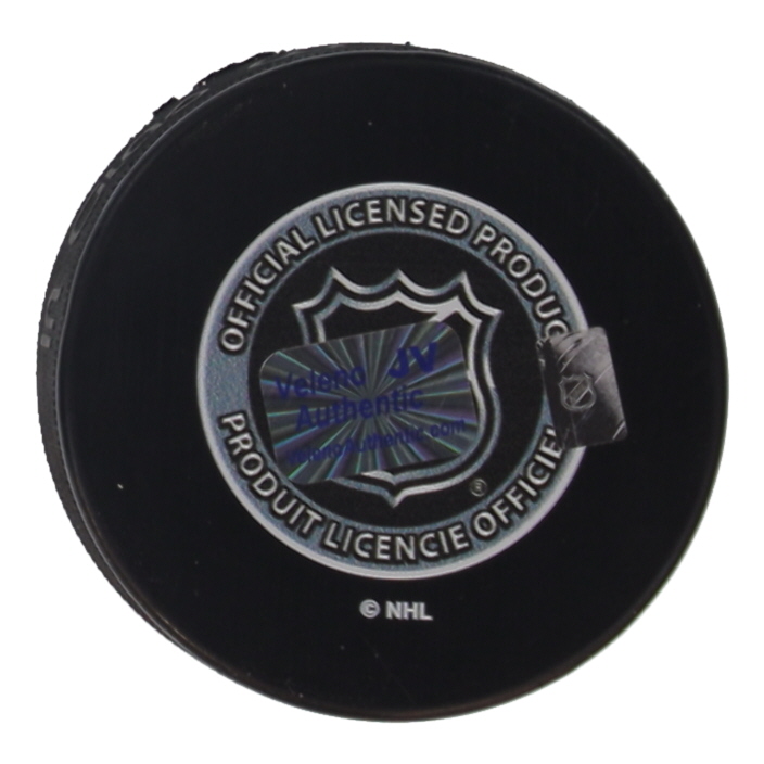 Joe Veleno Signed 2018 NHL Draft Logo Hockey Puck Inscribed "#30 Pick" (YSMS) at PristineAuction.com Joe Veleno Signed 2018 NHL Draft Logo Hockey Puck Inscribed "#30 Pick" (YSMS) at PristineAuction.com