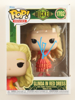 Kristin Chenoweth Signed "Wicked" #1702 Glinda In Red Dress Funko Pop! Vinyl Figure (AutographCOA) at PristineAuction.com