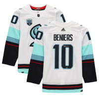 Matt Beniers Signed Kraken Fanatics Jersey (Fanatics) at PristineAuction.com
