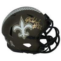 Rashid Shaheed Signed Saints Salute to Service Alternate Speed Mini Helmet (Beckett) at PristineAuction.com