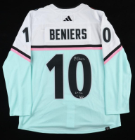 Matty Beniers Signed Kraken 2023 Adidas All-Star Jersey Inscribed "1st ASG 2-4-23" (Fanatics) at PristineAuction.com
