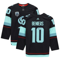 Matt Beniers Signed Kraken Fanatics Jersey (Fanatics) at PristineAuction.com