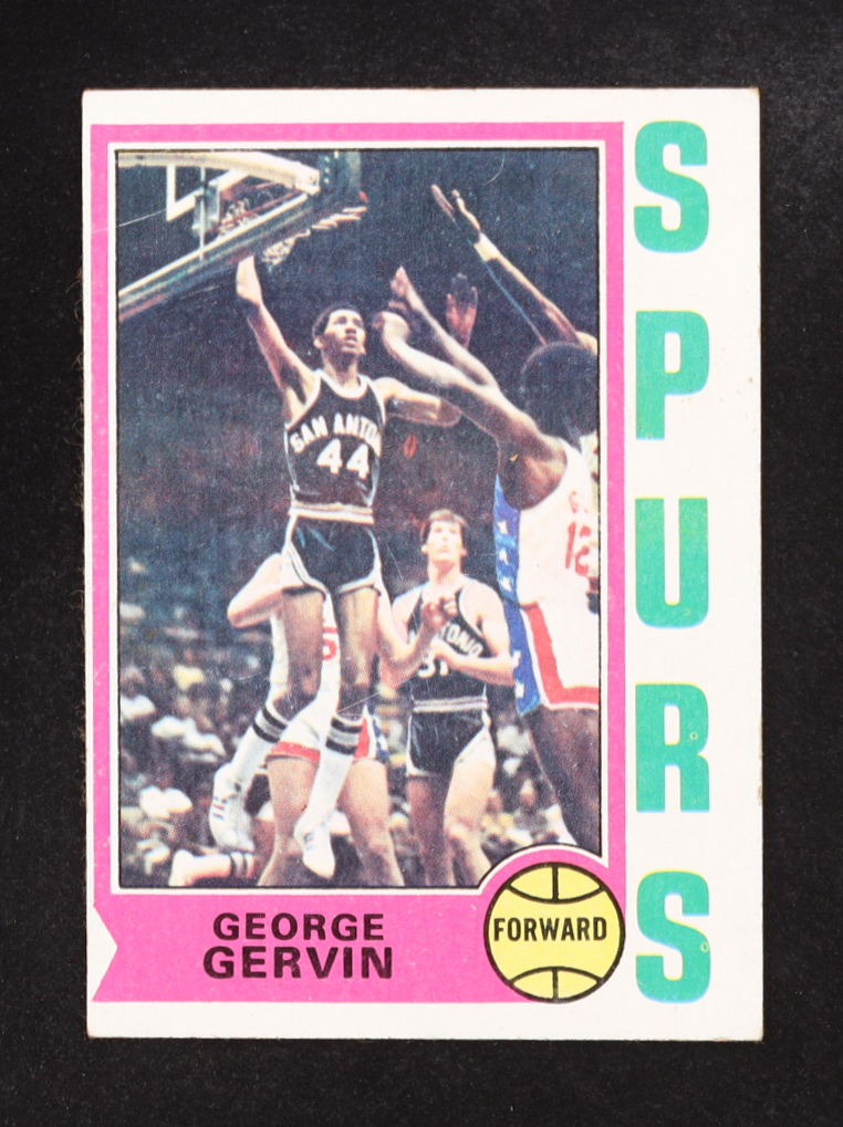 George Gervin 1974 Topps #196 RC at PristineAuction.com George Gervin 1974 Topps #196 RC at PristineAuction.com