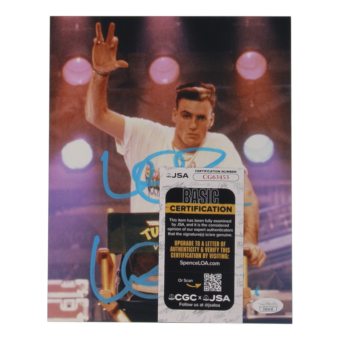 Vanilla Ice Signed 8x10 Photo (JSA) at PristineAuction.com Vanilla Ice Signed 8x10 Photo (JSA) at PristineAuction.com