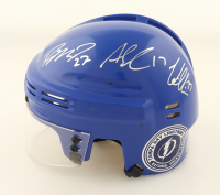 Ryan McDonagh, Victor Hedman, & Alex Killorn Signed Lightning Mini Helmet (YSMS) at PristineAuction.com