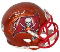Tom Brady Signed Buccaneers Flash Alternate Speed Mini Helmet (Fanatics) at PristineAuction.com