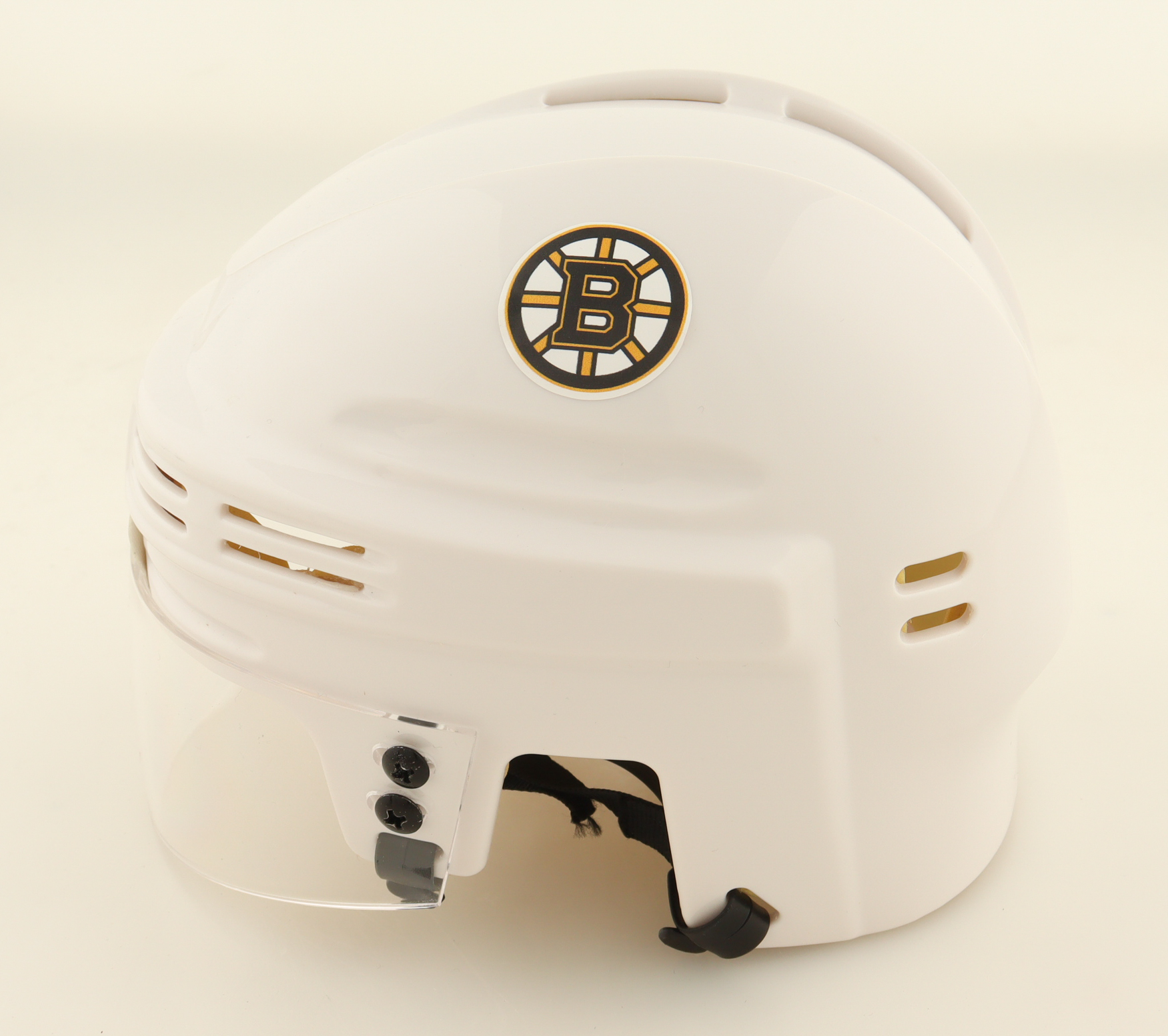 Patrice Bergeron Signed Bruins Mini Helmet Inscribed "Forever Bruin" (YSMS) at PristineAuction.com Patrice Bergeron Signed Bruins Mini Helmet Inscribed "Forever Bruin" (YSMS) at PristineAuction.com