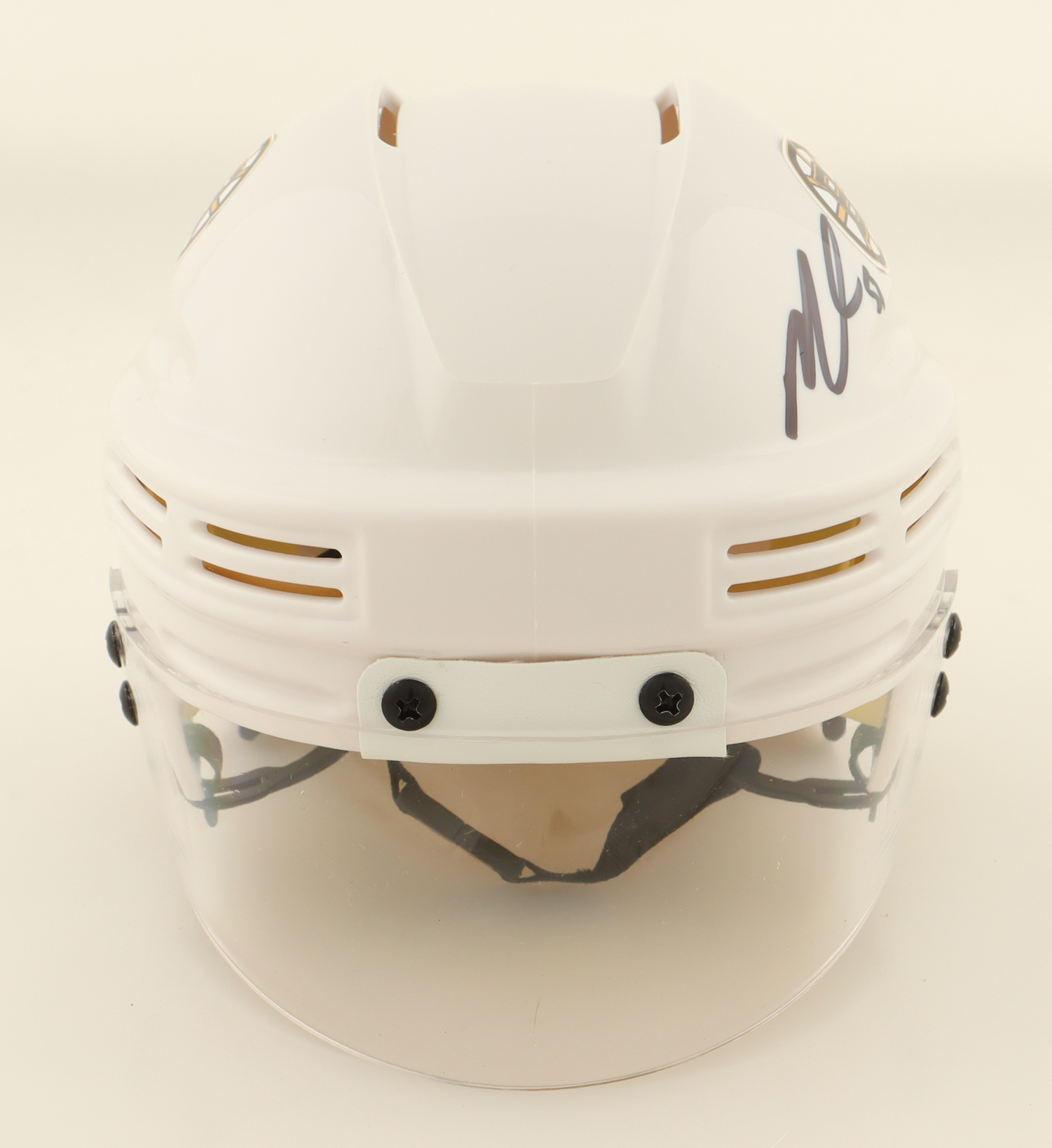 Matt Poitras Signed Bruins Mini Helmet (YSMS) at PristineAuction.com Matt Poitras Signed Bruins Mini Helmet (YSMS) at PristineAuction.com