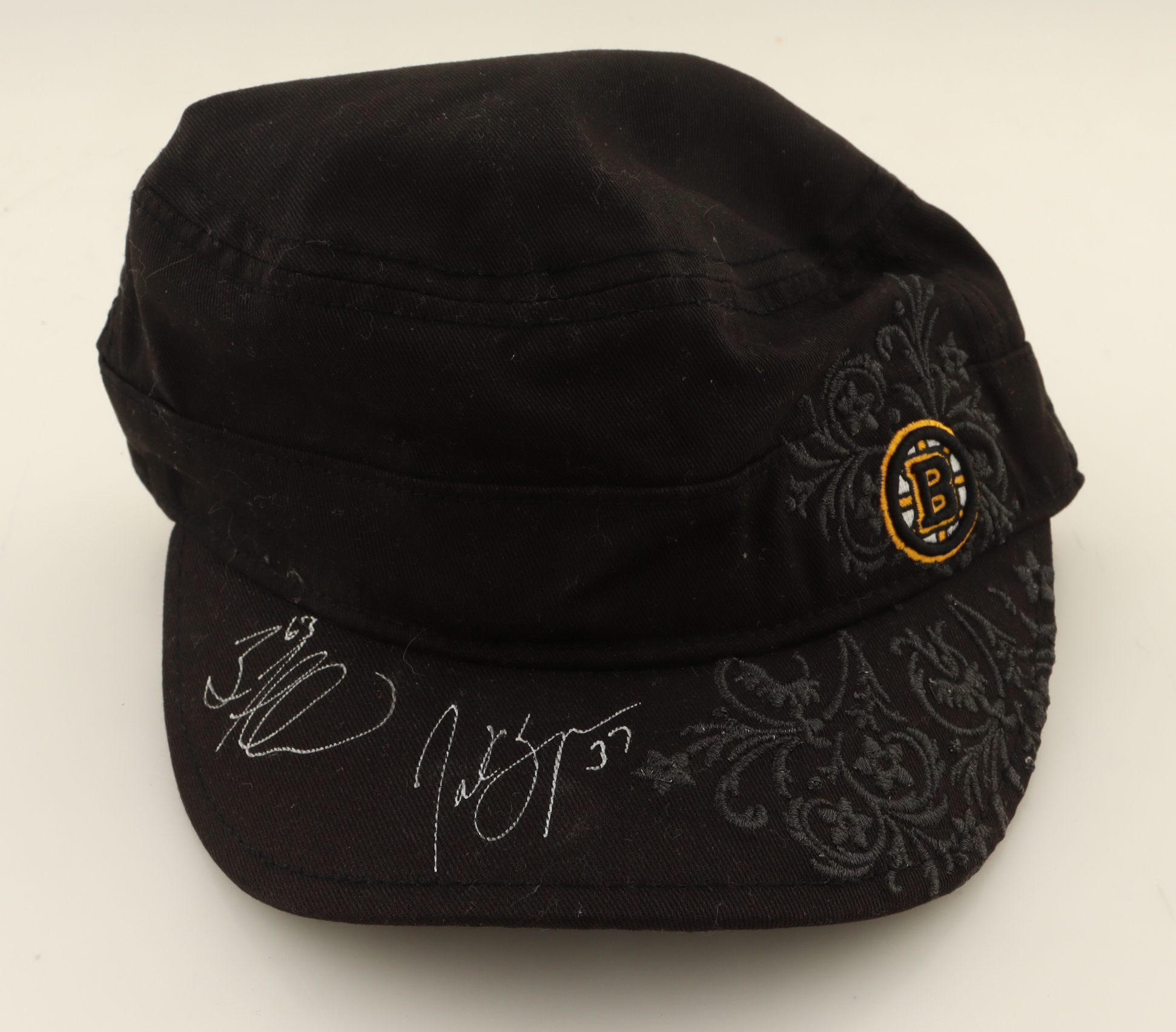Patrice Bergeron Signed Bruins Fitted Hat (YSMS) at PristineAuction.com Patrice Bergeron Signed Bruins Fitted Hat (YSMS) at PristineAuction.com