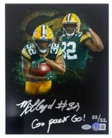 MarShawn Lloyd Signed LE Packers 8x10 Photo Inscribed "Go Pack Go" (Game Day Legends & Beckett) at PristineAuction.com