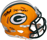 MarShawn Lloyd Signed LE Packers Speed Mini Helmet Inscribed "Say Cheese" (Game Day Legends & Beckett) at PristineAuction.com