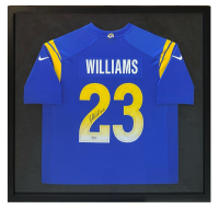 Kyren Williams Signed Rams Custom Framed Jersey Display (Beckett) at PristineAuction.com