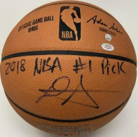 Deandre Ayton Signed LE Official NBA Game Ball Inscribed "2018 NBA #1 Pick" (Game Day Legends & Steiner) at PristineAuction.com