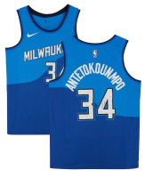 Giannis Antetokounmpo Signed Bucks Jersey (Fanatics) at PristineAuction.com
