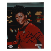 Nichelle Nichols Twice-Signed "Star Trek" 8x10 Photo (PSA) at PristineAuction.com