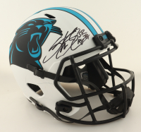 Steve Smith Signed Panthers Full-Size Lunar Eclipse Alternate Speed Helmet Inscribed "Agent 89" (Radtke) at PristineAuction.com
