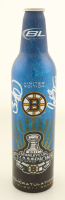 Brad Marchand & Patrice Bergeron Signed Bruins 2011 Stanley Cup Champions Logo Beer Bottle (YSMS) at PristineAuction.com