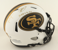 Patrick Willis & Frank Gore Signed 49ers Full-Size Authentic On-Field Lunar Eclipse Alternate Speed Helmet Inscribed "Faithful to the Bay" (Beckett) at PristineAuction.com