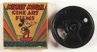 Vintage 1930's Original Walt Disney's Mickey Mouse "Mickey's Big Night" Cine Art Films 8mm Film Reel with Original Box at PristineAuction.com