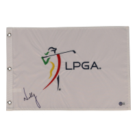 Nelly Korda Signed LPGA Tournament Pin Flag (Beckett) at PristineAuction.com