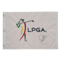Charley Hull Signed LPGA Tournament Pin Flag (JSA) at PristineAuction.com