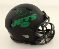 Zach Wilson Signed Jets Eclipse Alternate Speed Mini Helmet (Beckett) at PristineAuction.com