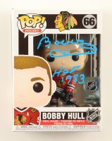 Bobby Hull Signed Blackhawks #66 Funko Pop! Vinyl Figure Inscribed "HOF 1983" (Hull) at PristineAuction.com