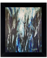 Mark Lewis Custom Framed Original Painting On Canvas #012-25 (Lewis) at PristineAuction.com