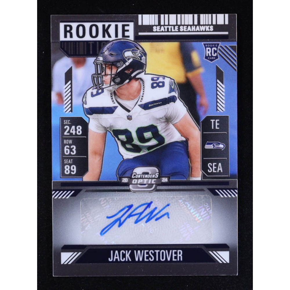 Jack Westover 2024 Panini Contenders Optic Autograph #172 RC at PristineAuction.com
