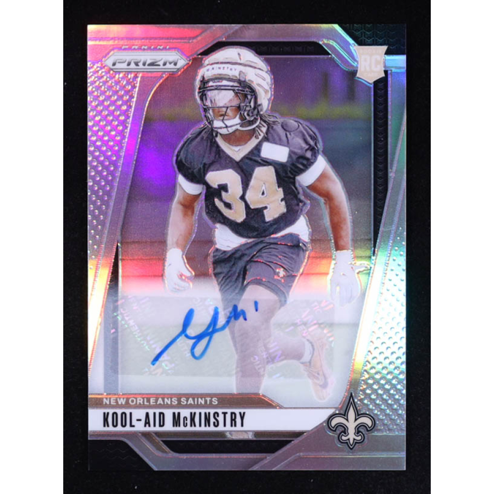Kool-Aid McKinstry 2024 Panini Prizm Autographs Prizms Silver #363 RC at PristineAuction.com