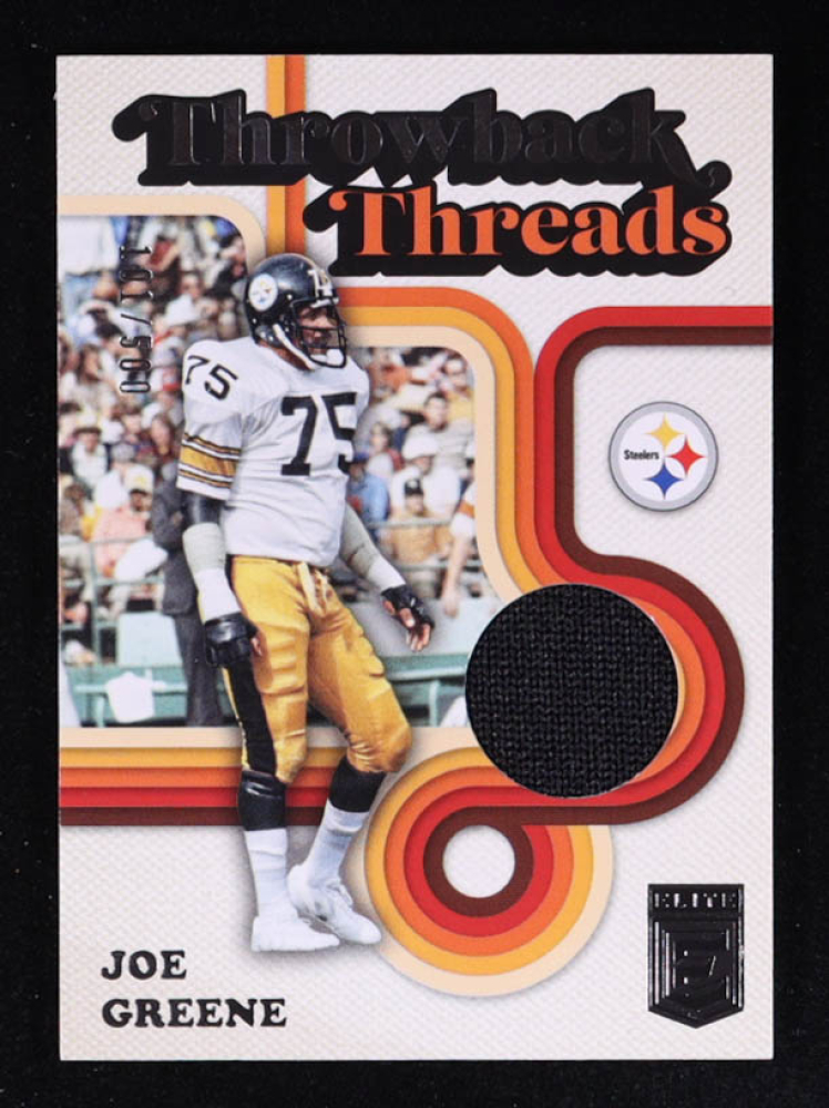 Joe Greene 2024 Elite Throwback Threads #8 #101/500