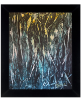 Mark Lewis Custom Framed Original Painting On Canvas #013-25 (Lewis) at PristineAuction.com