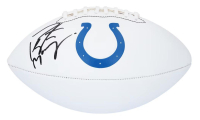 Peyton Manning Signed Colts Logo Football (Fanatics) at PristineAuction.com