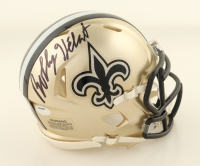 Bobby Hebert Signed Saints Speed Mini Helmet (Beckett) at PristineAuction.com