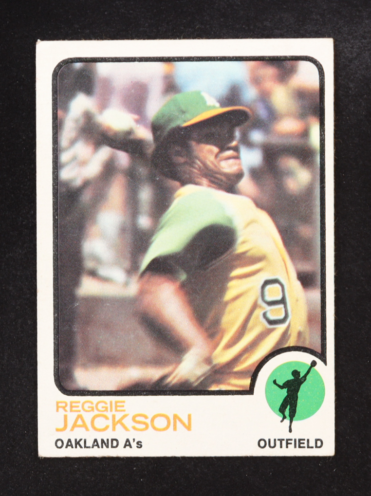 Reggie Jackson 1973 Topps #255 at PristineAuction.com Reggie Jackson 1973 Topps #255 at PristineAuction.com