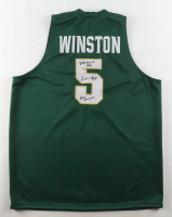 Cassius Winston Signed Jersey Inscribed "2019 Big Ten POY" & "Go Green" (JSA) at PristineAuction.com