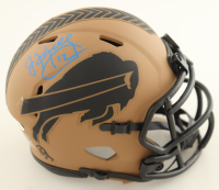 Jim Kelly Signed Bills Salute To Service Alternate Speed Mini Helmet (JSA) at PristineAuction.com